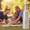 Die Thermosflaschen aus Edelstahl gibt es in zwei Größen: 0,5 l + 0,75 l sind ein perfektes Duo für die Familie.