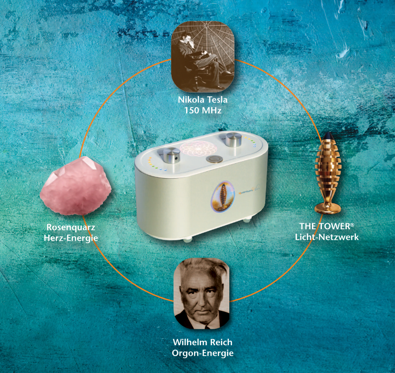 quantumVibe® Wasserenergetisierer Celltuner 150 MHz Technologie